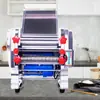 Prensa Elétrica de Massa de Aço Inoxidável Doméstica Multifuncional Pequena Máquina de Macarrão Comercial para Abrir Massa, Massas de Pastel e Massas de Wonton