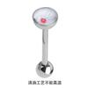 AliExpress desejo Nova Liga de Titânio F136 Haste Reta Unha de Língua Personalizada Coelho com Gotejamento de Óleo Menina Coelho Unha de Lábio com Gotejamento de Óleo