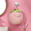 Toalla de Mano de Chenilla Regalo Creativo Fruta Significado Bola para Secar la Mano Tipo Colgante Absorbente Secado Rápido Toalla de Mano