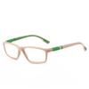 Nuevos lentes de lectura deportivos de silicona con luz anti-azul para hombre y mujer, moda joven, montura de gafas HD para protección ocular, venta al por mayor