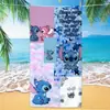 Toalla de Playa con Estampado de Stitch Lindo de Dibujos Animados y Anime, Toalla de Baño de Microfibra Secado Rápido Transfronteriza, Toalla de Playa Espesa