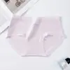 Roupa íntima de algodão puro para meninas, cintura média, 10A antibacteriana, entrepernas estendido, algodão para bebês Classe A, Roupa íntima plus size feminina