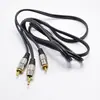 Cable de audio estéreo 6.35mm/2RCA de alta calidad directo de fábrica línea de ensamblaje de audio