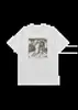 Camisetas Casuales de Moda con Estampado de Celebridades Tendencia Europea y Americana de Manga Corta de Algodón Puro de Alta Calidad Tallas Grandes para Hombres y Mujeres