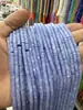 2*4mm Ángulo Recto Azul Marino Corte Recto Ágata Piedra Natural Cuentas Planas Cuentas Espaciadoras Cuentas Sueltas Productos Semi-terminados Accesorios para Joyería DIY