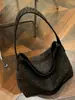 Bolsa Estampa de Leopardo para Mulheres, Grande Capacidade, Nova Versão Outono/Inverno 2026, Versátil, de Lona, para Ombro, de Compras, Bolsa Tote Elegante para Trabalho e Dia a Dia