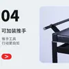 Carrito para equipo de computadora equipado con soporte neumático para pantalla, máquina elevadora de escritorio giratoria, carrito de banco de trabajo para sala de máquinas