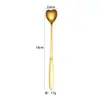 Colher de Café Dourada Flor de Cerejeira Espessa de Aço Inoxidável Transfronteiriça Colher de Mexer Copo de Água Ninho de Pássaro Flor de Sobremesa Colher de Lembrança