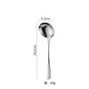 Venta al por mayor de Acero Inoxidable 304 Vajilla Doméstica Hotel Estilo Occidental Cuchara para Hielo 1010 Vajilla Occidental Set de Cuchillo, Tenedor y Cuchara para Steak