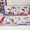 Libro de Dibujo Portátil Sanrio A4 con Espiral para Niños, Libro para Colorear y Pintar con Acabado Dorado Metálico, Incluye Pegatinas