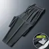 Pantalones Casuales de Verano al por Mayor Transfronterizos para Hombre, Pantalones de Seda Helada, Ultradelgados, Cómodos, Corte Ajustado, Deportivos, Transpirables, Holgados, Alta Elasticidad, Modernos