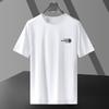 Fabricante Venta al por Mayor Verano Delgado Suelto Moda para Hombre Versátil Cuello Redondo Manga Corta Casual Simple Estampada Camiseta de Manga Corta