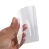 Plástico Transparente Cortable Pastel Raspador Suave Raspador Semicircular Raspador Raspador Raspador de Crema Herramienta Alisadora de Masa