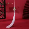 Soporte para Flores Imitación Jade Dongling Hebilla Ping'an Borla Flecos Estilo Antiguo Accesorio de Broche para Qipao Colgante Marcador de Libros Borla Fabricante Venta al por Mayor