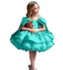 Vestido Navideño para Niñas 2026 Nuevo Estilo Vestido de Princesa para Niñas Un Hombro Vestido Abullonado Disfraz de Performance Europeo y Americano Anfitrión Transfronterizo