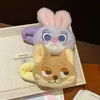 Muñeco de Peluche Lindo de Dibujos Animados Serie Zootopia Pasador para el Cabello Tocado Conejo Oficial de Policía Accesorios para el Cabello de Niños Pasador para el Cabello de Mujer