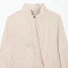 Atacado de Roupas Femininas Transfronteiriças Primavera 2026 Novo Estilo Europeu e Americano Moda Versátil Camisa Listrada Solta