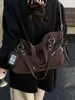 Bolsa de Gran Capacidad 2025 Invierno Nuevo Hombro Único Cruzada Bolsa de Equipaje para Viaje de Negocios Bolso de Mano Retro Casual para Mujer