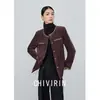 Chaqueta Corta de Manga Larga con Cuello Redondo de Botón Único Estilo Chanel para Mujer con un Diseño de Lentejuelas de Alta Gama, Favorecedora y Versátil para Figuras Pequeñas