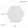 Venta al por mayor del fabricante Hecho a medida DIY Cinta de transferencia térmica Recubierta en blanco Posavasos de cerámica Colgante Manteles individuales Etiqueta colgante Separador