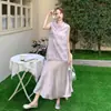 Nuevo Conjunto de Dos Piezas de Chaleco y Falda Estilo Chino para Mujer Verano 2025 Nuevo Estilo de Gama Alta Top de Jacquard Traje Versátil