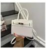 Bolsa de Mão Casual Quadrada Pequena de Cor Sólida Retro 2026 Nova Grande Capacidade Padrão Clássico de Crocodilo Ombro Transversal