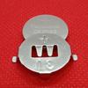 CR2032 fivela de bateria estilhaços de bateria suporte de bateria placa positiva de bateria remendo em linha hardware de conexão de bateria