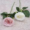 Pequena Flor Artificial Redonda Rosa para Decoração de Casamento, Arranjo Doméstico, Fotografia e Arte Floral