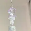 Ins Folha de Bordo de Jasmim Folha de Ginkgo Sino dos Ventos Pingente Capa de Celular Decoração Bolsa Chaveiro de Câmera Corrente para Pendurar Ins Estilo Menina