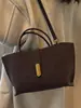 Bolso de Mano de Gran Capacidad para Mujer 2025 Invierno Nuevo Retro Commuter Bolso Tote Moda Coreana Bolso Cruzado Simple