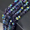 Cuentas de Cristal de Vidrio Planas Brillantes de 4/6/8 mm para Joyería DIY Cuentas Sueltas de Cristal Collar Pulsera