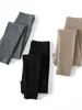 Pantalones de cachemira de cabra 100 % pura para mujer, pantalones de cachemira gruesos de cuatro capas, leggings cálidos, ropa interior ajustada, nuevos para otoño e invierno.