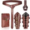 Cinturón Medieval Vikingo Renacentista Transfronterizo Pulsera Retro Disfraz de Cosplay de Halloween Bolso de Cintura para Vestido