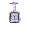 Fabricante de Shenzhen 2234 Reloj de Silicona Universal Estampado Cuadrado para Enfermeros Hombres y Mujeres, Reloj de Pecho para Examen de Estudiantes, Modelo Moderno Estilo Coreano
