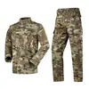 Conjunto de Uniforme Camuflado de Fábrica para Homens, Traje Camuflado Resistente ao Desgaste Estilo Militar de Manga Longa para Treinamento e Uso Tático