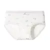 Calcinhas de algodão puro para meninas com estampa floral, forro 100% algodão, confortáveis, hipoalergênicas, respiráveis, sem costura, calcinhas femininas de cintura média