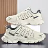 Otoño e invierno comercio exterior talla grande 46 zapatillas de papá casual de moda, nuevo modelo de moda, wish malla transpirable zapatillas para correr para hombre