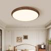 Crema Protectora para Ojos Estilo Espectro Completo Color Grano de Madera Lámpara de Techo Galleta Recámara Estudio Simple Habitación Infantil Lámpara de Techo