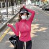 Chaqueta Deportiva de Cuello Alto de Secado Rápido, Top Ajustado para Entrenamiento, Ropa de Yoga, Cárdigan con Cremallera de Manga Larga, Ropa para Correr y Fitness