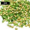 Ventas Directas de Fábrica de Diamantes Aaa de Comercio Nacional, Diamantes de Cristal de Vidrio Redondos Coloridos de Fondo Puntiagudo, Pedrería, Accesorios para Joyería y Ropa DIY