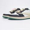 Putian aj1 Hiroshi Fujiwara Triple Junta Conjunta Rayo Espina Hombres Samurai Negro Mujeres Blanco y Negro Panda Verde Oliva Zapatillas de Baloncesto