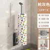 Portarrollos de Papel de Cocina Transfronterizo, Bolsa para Film Plástico, Estante de Almacenamiento Multi-Barra para Paños de Limpieza y Rollos de Papel, Montaje en Pared, Sin Taladro para Gabinete