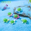 Micro Paisagem Mini Tartaruga Fofa Aquário Oceânico Fofo Acessórios de Decoração DIY Ornamentos Pequenos de Resina