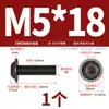 Tornillos de Acero Inoxidable 304 Cabeza Redonda Hexagonal con Arandelas M2M2.5M3M4M5M6M8M10