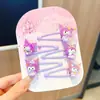 5 Pasadores Infantiles Dulces Montados en Tarjeta, Pinzas para el Cabello de Dibujos Animados Súper Lindas, Pinzas Laterales de Princesa, Pinzas para Flequillo de Colores Dulces de Hada