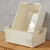 Cesta de armazenamento de lanches diversos, cesta de plástico para armazenamento doméstico, armário de cozinha, caixa de armazenamento, guarda-roupa de dormitório, caixa de armazenamento de roupas