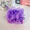 Elásticos de Cabelo Infantis, Elásticos para Coques, Borrachinhas que Não Danificam o Cabelo, Acessórios para Penteados de Performance com Flores, Alta Elasticidade Cuidados com o Cabelo