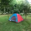 Los fabricantes promueven la construcción de camping de sitio camping al aire libre regalos de camping para 3 personas 4 personas tienda de campaña luz inflable campamento de verano