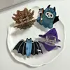 Clip Acrílico Transfronterizo Nuevo Tema de Halloween Horror Divertido Dulce Estilo Fresco Pinza de Tiburón para el Cabello de Atrás Accesorios para el Cabello
