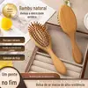 PenteOval Portátil Personalizado com Almofada de Ar e Dentes Finos para Volumizar o Cabelo, Pente com Airbag para Couro Cabeludo para Massagem de Meridianos, com Gravação